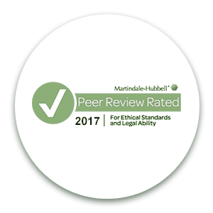 Peer Review Rating TM from Martindale-Hubbell Peer Review Rating TM from Martindale-Hubbell